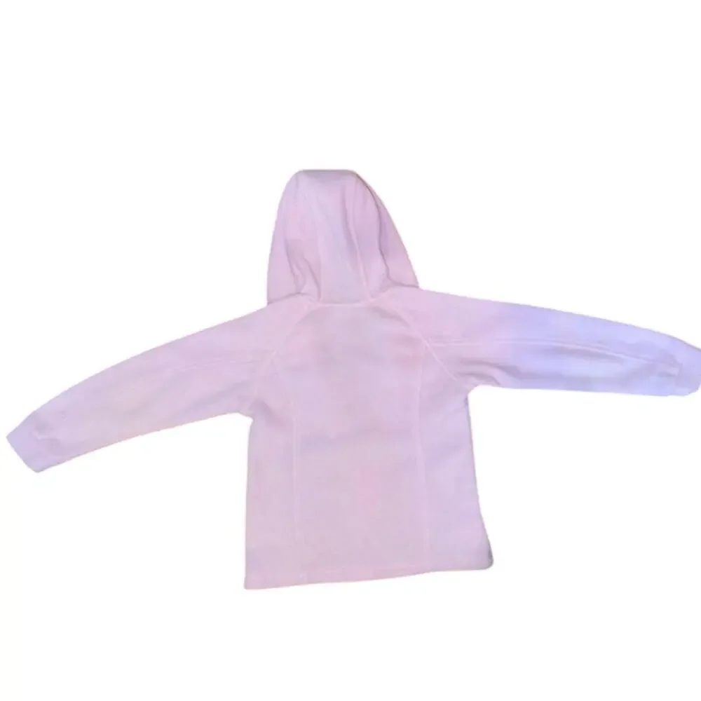 Columbia Little Girls' size 4 / 5 Benton Long Fleece Hoodie Aura pink jacket